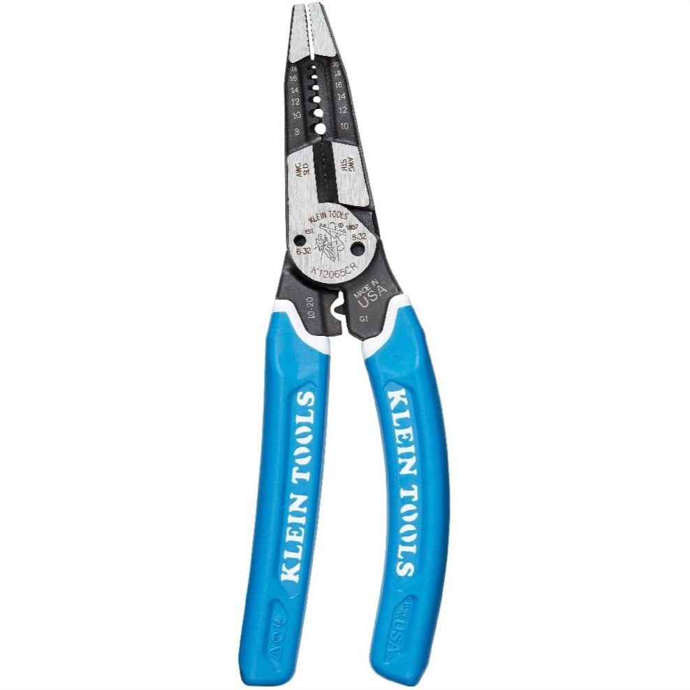 Multi Tool Plier - Wire Stripper Cutter Crimper Tool, 8-18