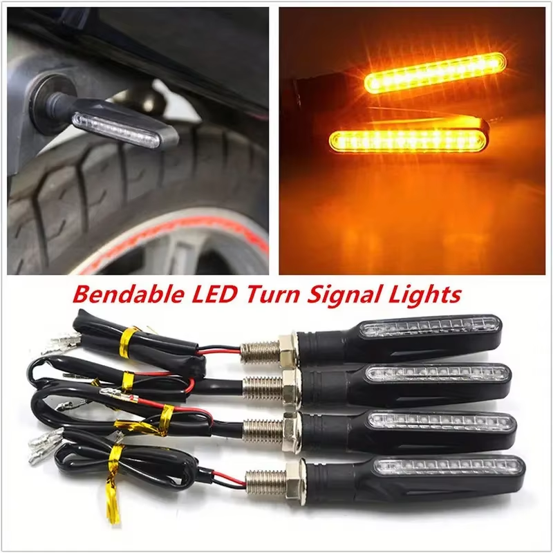 Sos Light Strobe - 2/4PCS Motorcycle LED Turn Signal Light