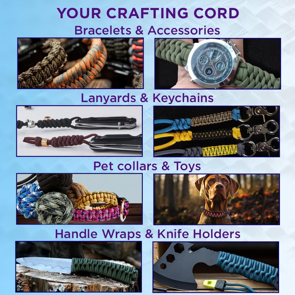 Reflective Paracord Rope 1000f - Para Cord 1000Ft recension och pris