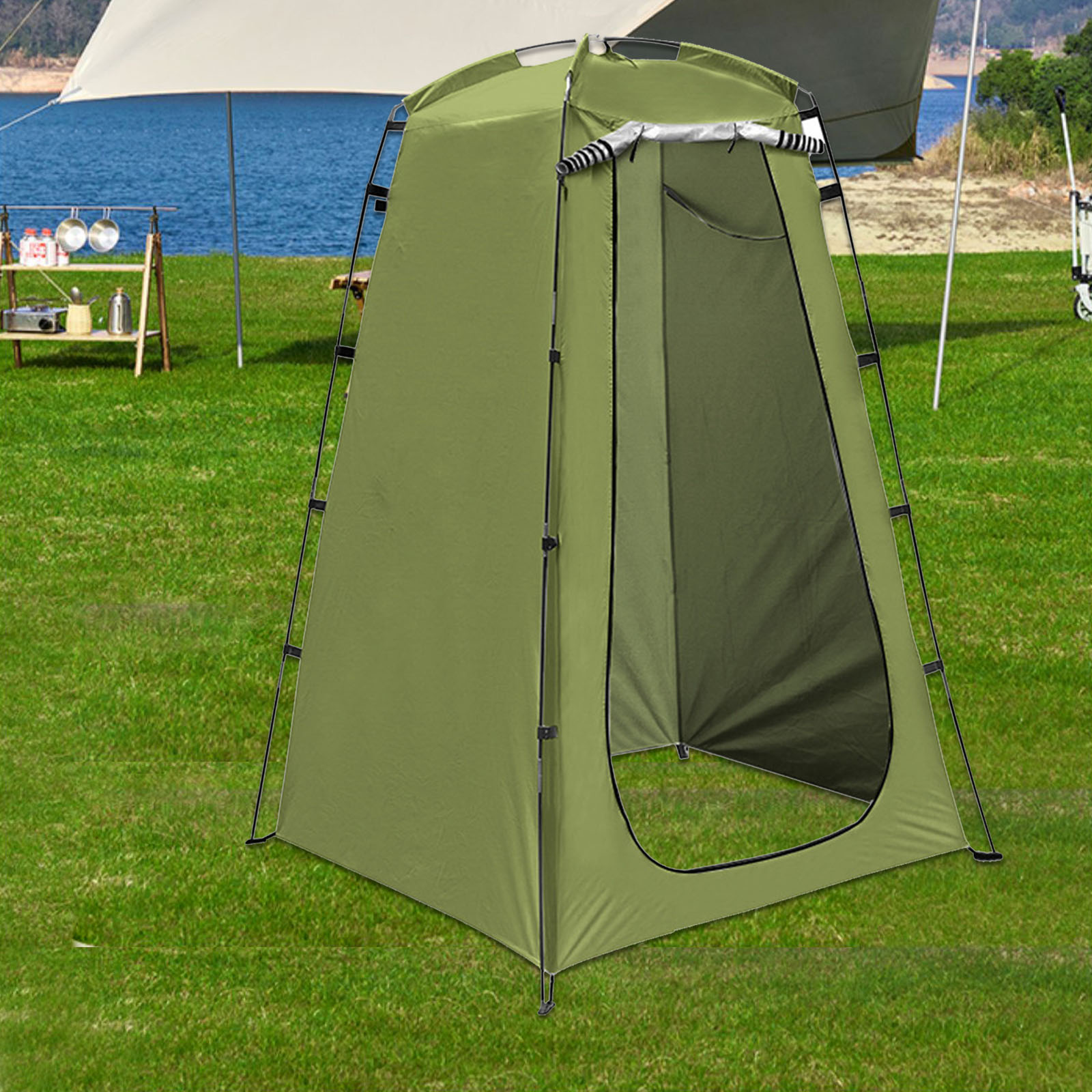 Camping Shower Tent Car Side B - Emergency Mylar Tent recension och pris