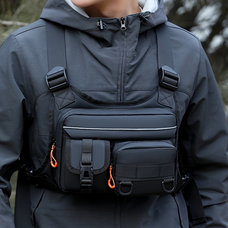Men's Tactical Chest Bag, Runn - Fishing Kit Compact recension och pris