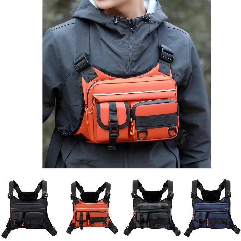 Men's Tactical Chest Bag, Runn - Fishing Kit Compact recension och pris
