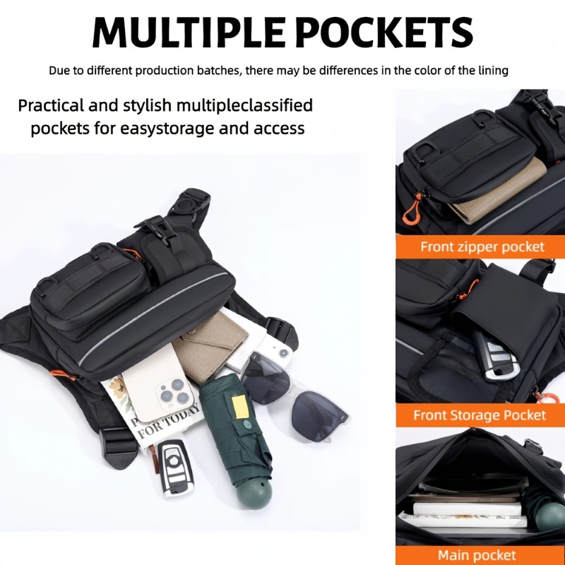 Men's Tactical Chest Bag, Runn - Fishing Kit Compact recension och pris
