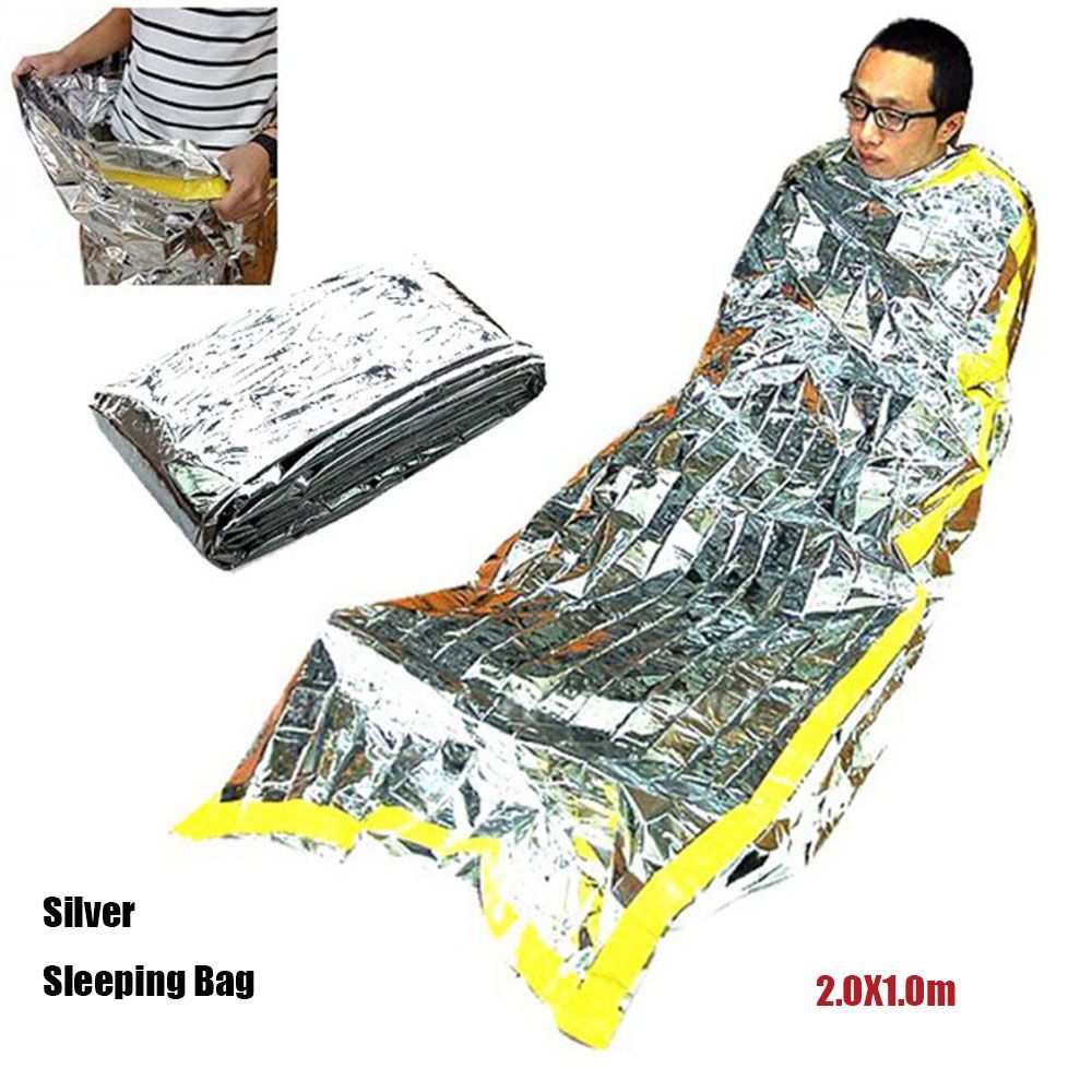 210x90cm Waterproof Portable R - Survival Blanket Reflective recension och pris