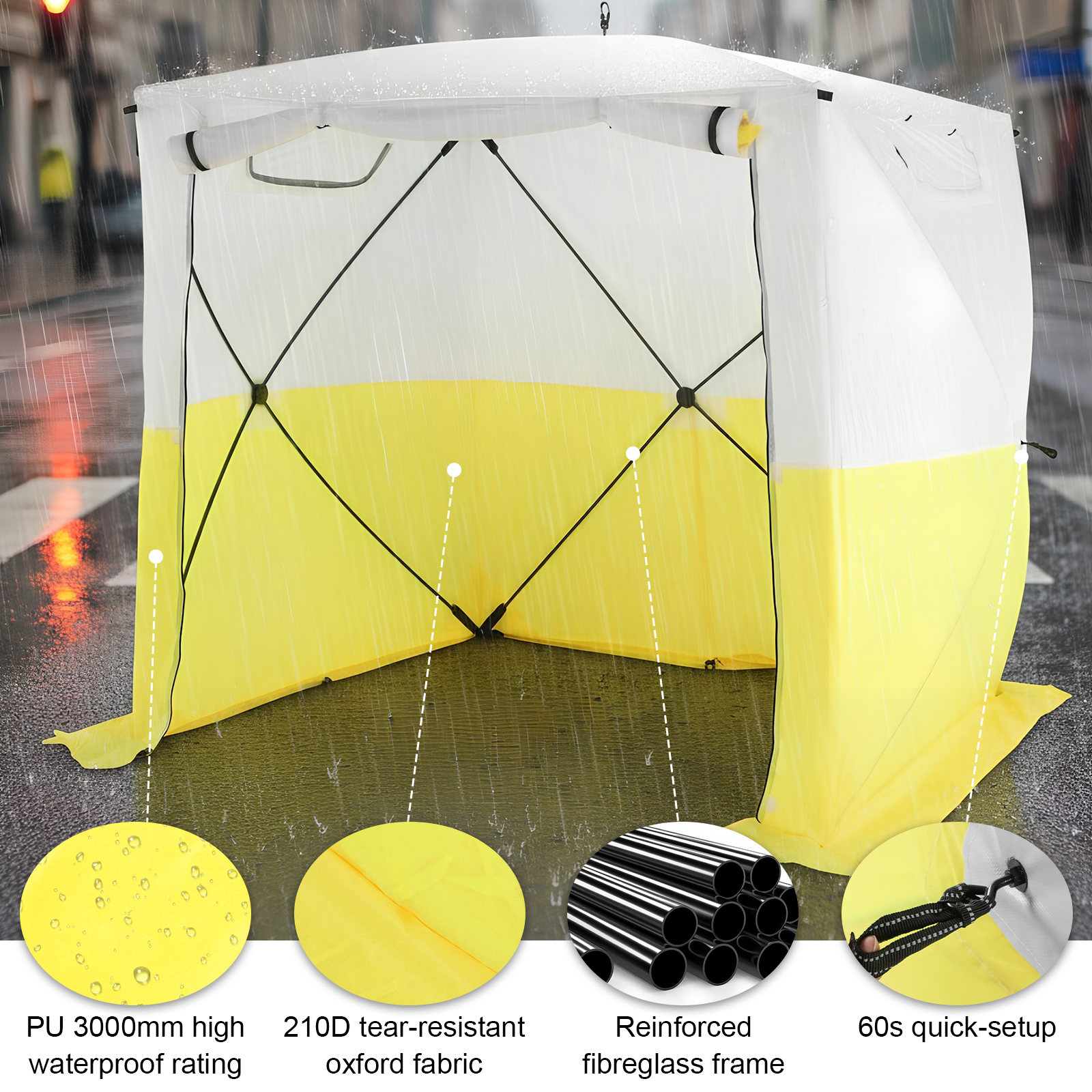 Instant Easy Up Canopy Tent Wa - Emergency Mylar Tent recension och pris