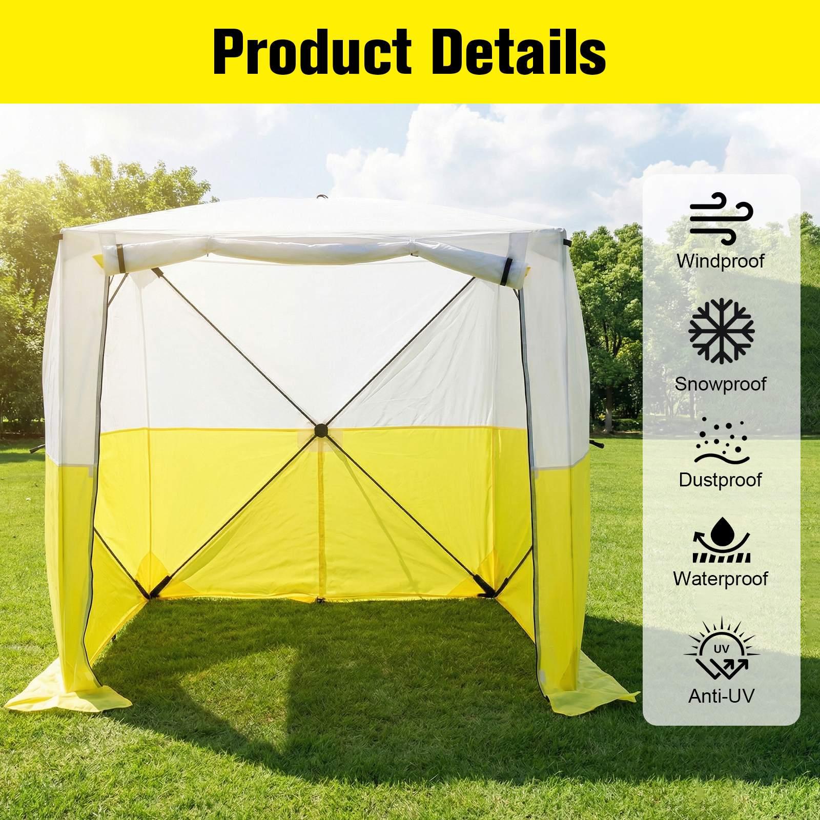 Instant Easy Up Canopy Tent Wa - Emergency Mylar Tent recension och pris