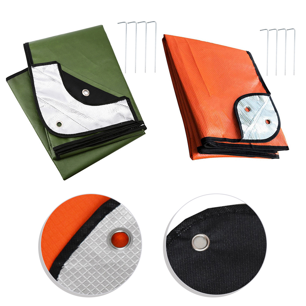 For Camping For Hiking Surviva - Survival Blanket Reflective recension och pris