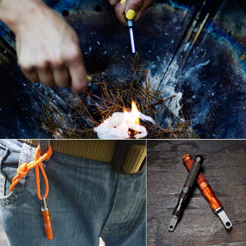 2PCS  Multifunctional Flint Wa - Magnesium Fire Starter recension och pris