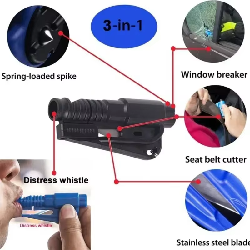 Compact 3-in-1 Safety Hammer A - Rescue Rope Throw recension och pris