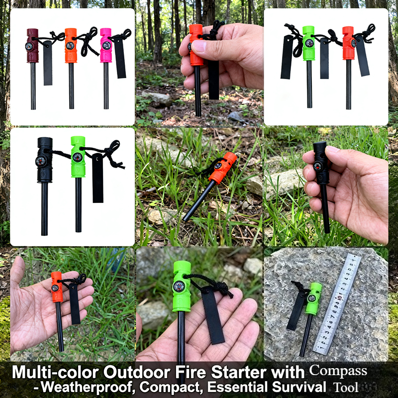 Multifunctional Long Tactical  - Magnesium Fire Starter recension och pris