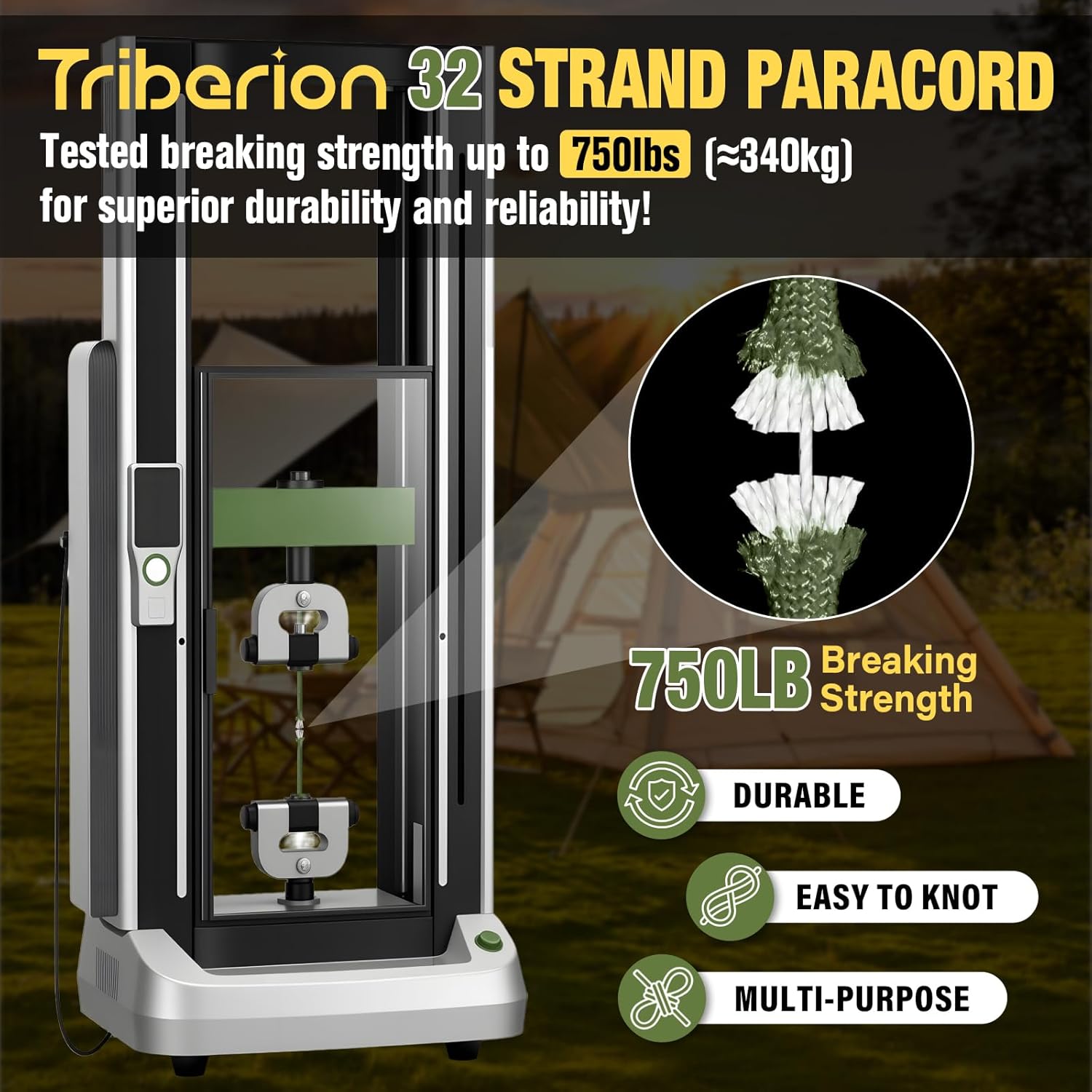 750lb Paracord Rope 1000ft/500 - Para Cord 1000Ft recension och pris