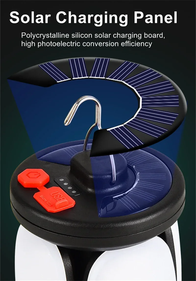 Outdoor Lighting LED Leaf Camp - Solar Emergency Charger recension och pris