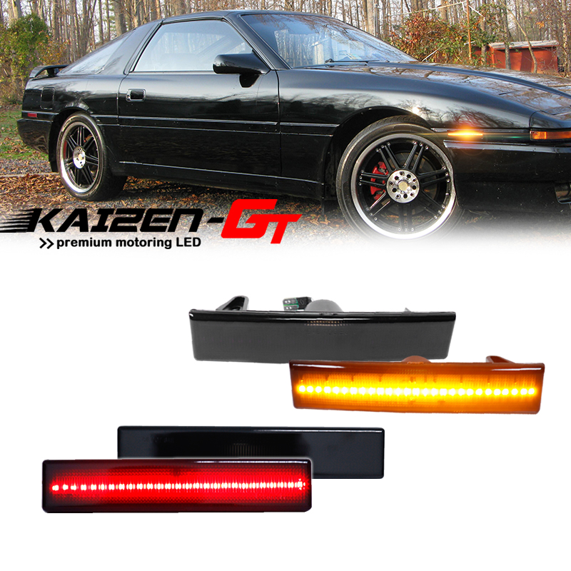Front Amber / Rear Red LED Car - Signal Flare Kit recension och pris