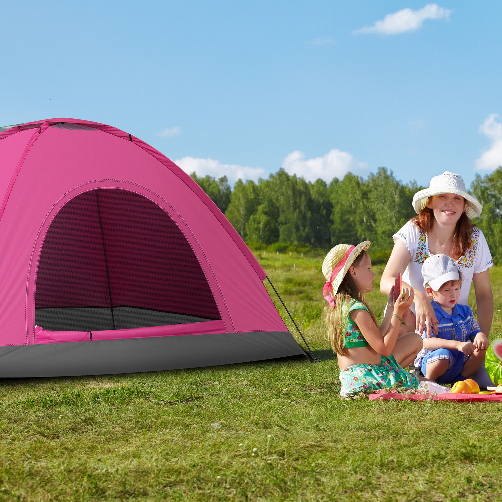 3 4 Person Camping Dome Tent W - Emergency Mylar Tent recension och pris