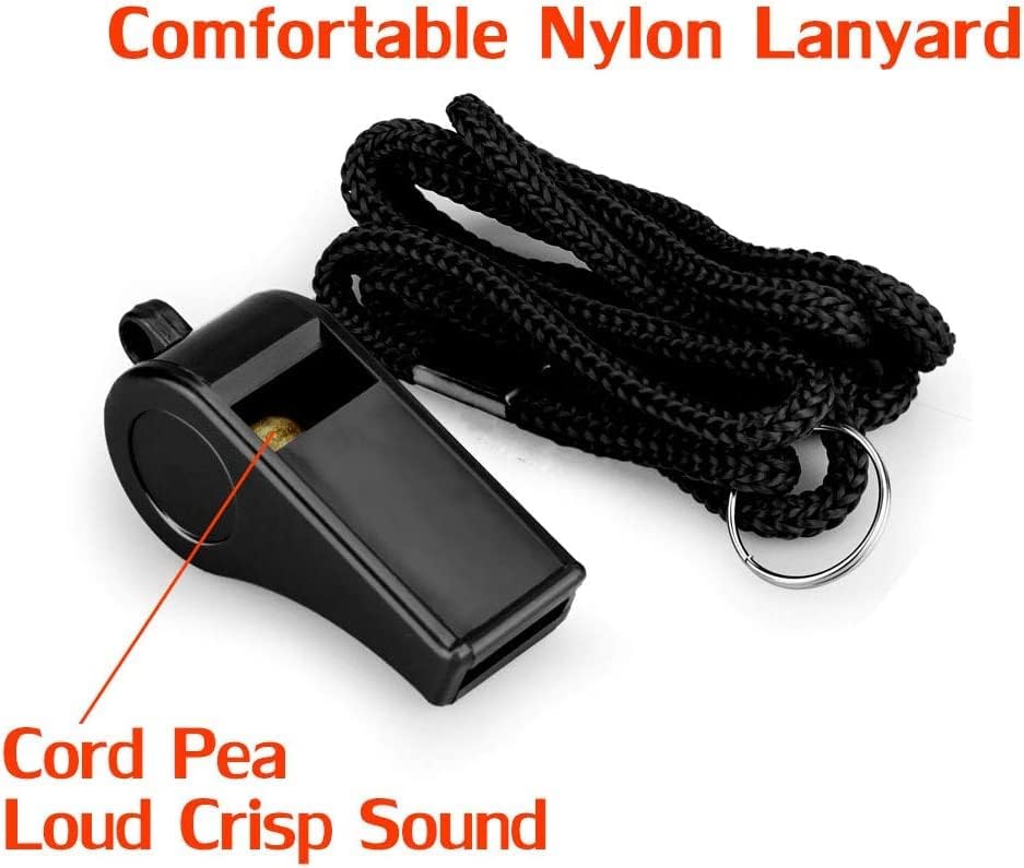 Whistles with Lanyard for Refe - Emergency Whistle Loud recension och pris