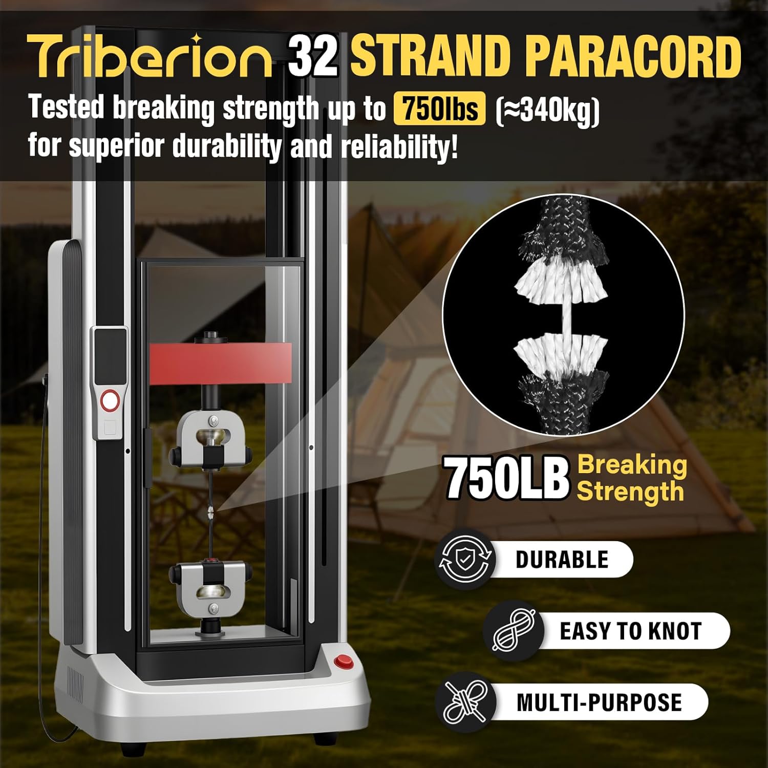 750lb Paracord Rope 1000ft/500 - Para Cord 1000Ft recension och pris
