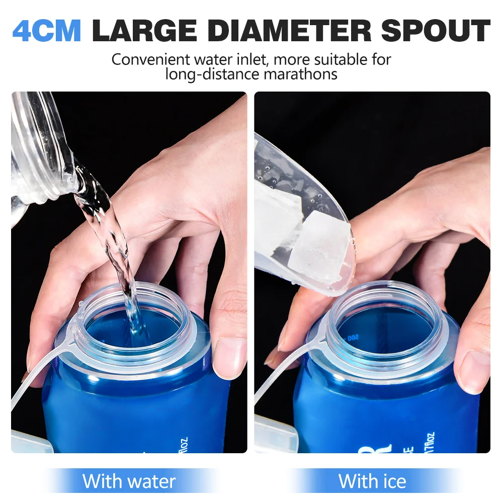 NEWBOLER 300/500ML Water Bottl - Water Bag Collapsible recension och pris