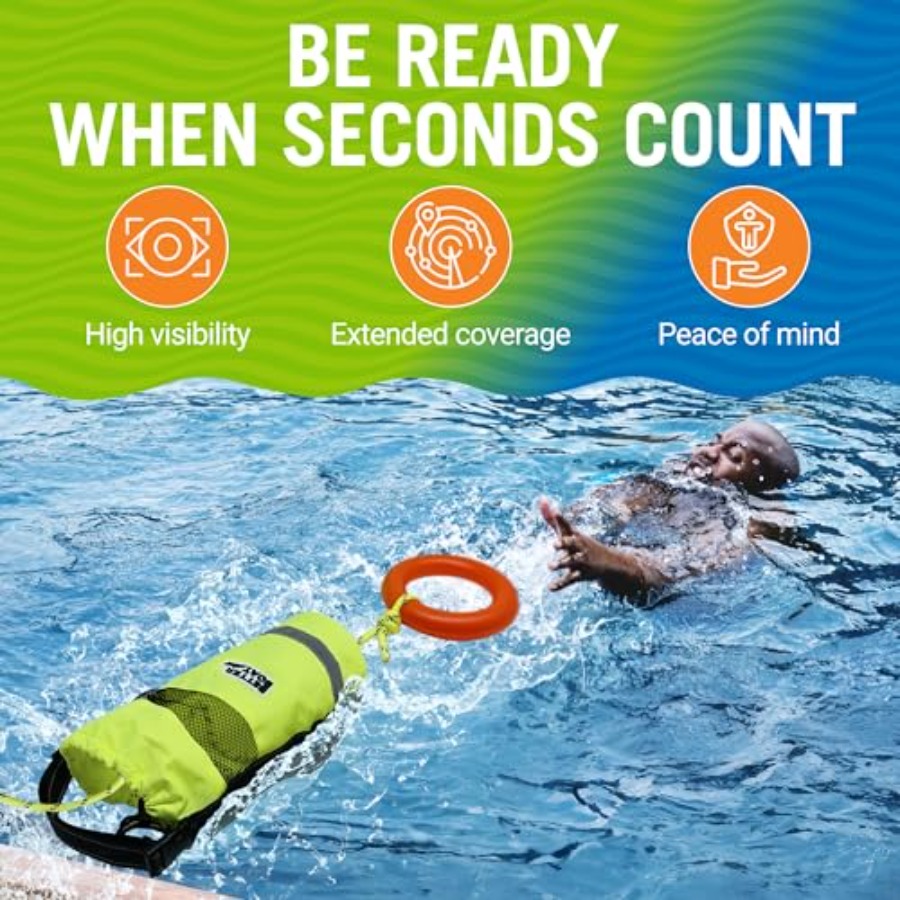 Water Throw Bag for Rescue Rop - Rescue Rope Throw recension och pris
