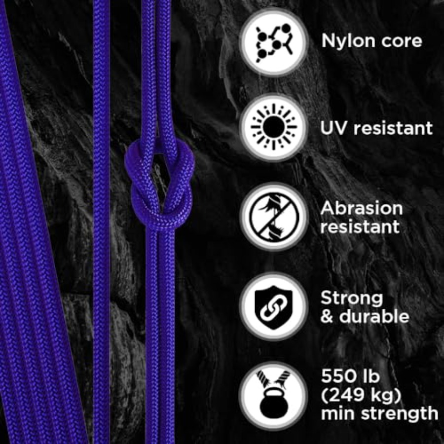 5/32 Paracord Rope 1000 1000ft - Para Cord 1000Ft recension och pris