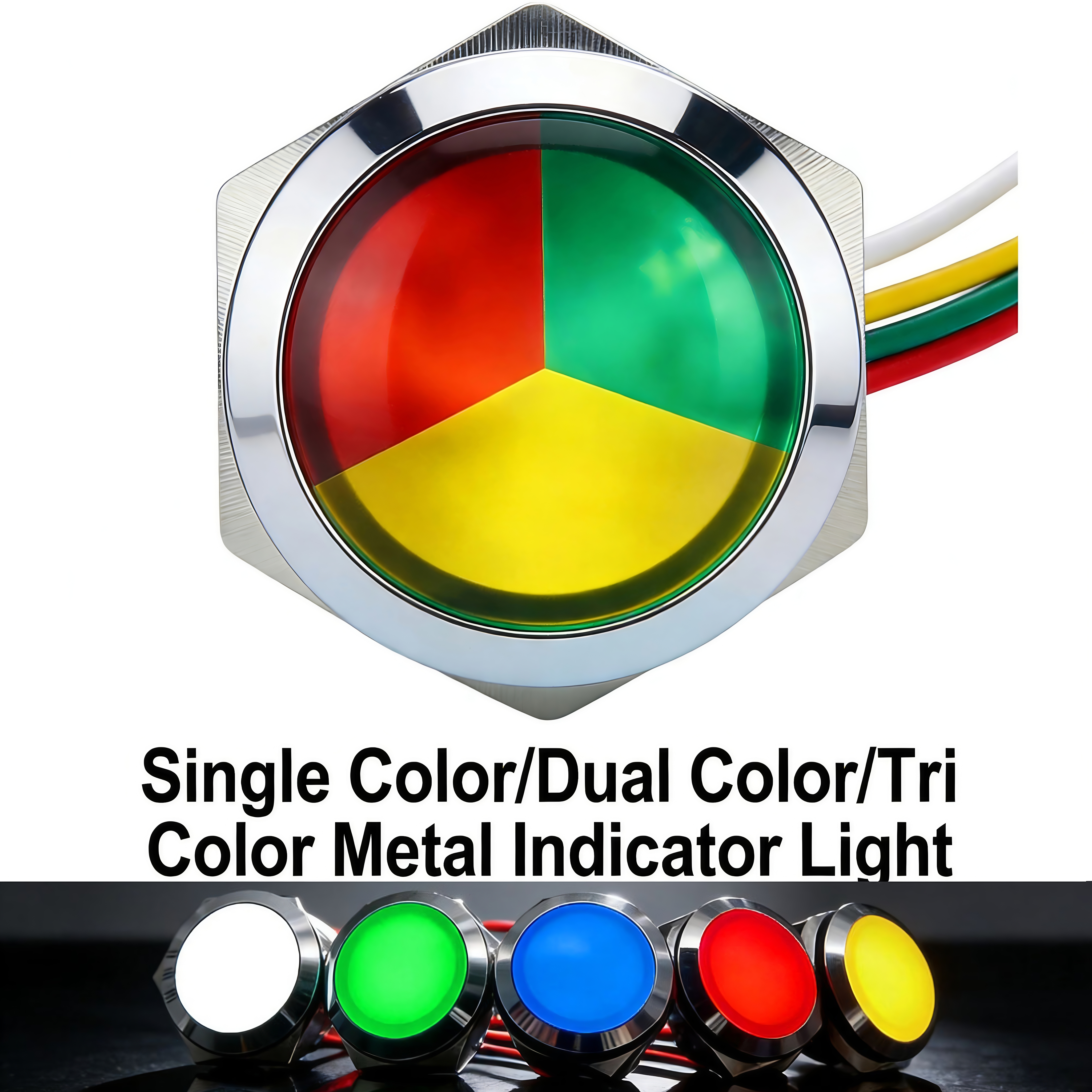 Metal LED Indicator Light 12mm - Signal Panel Orange recension och pris