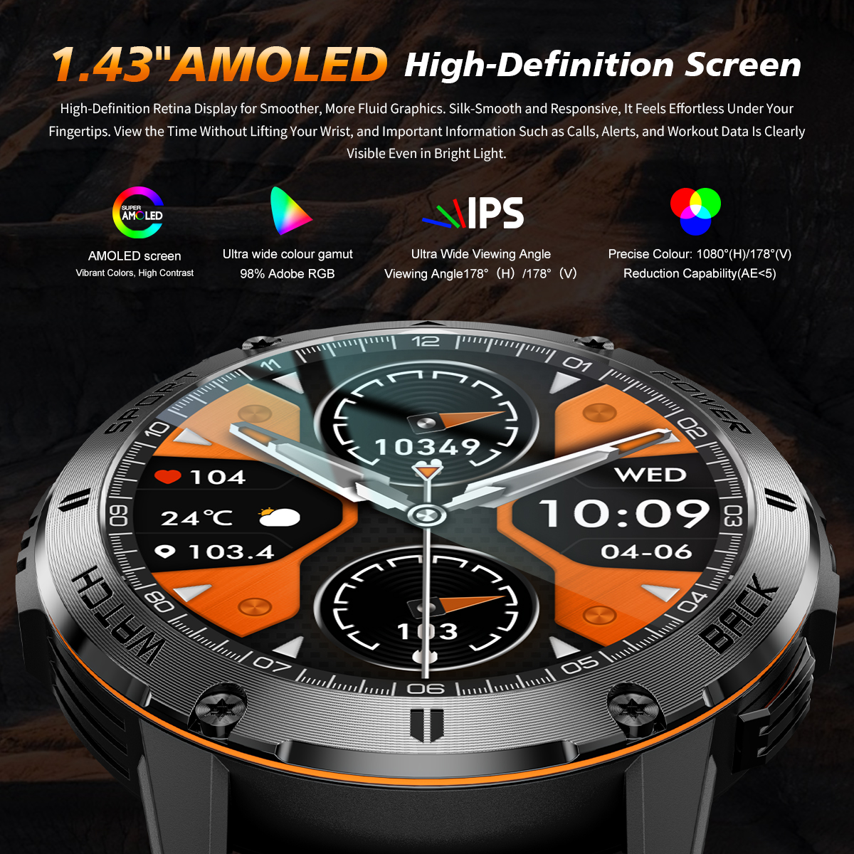 DAORKOW 2026New Smart Watch Wi - Compass Lensatic recension och pris
