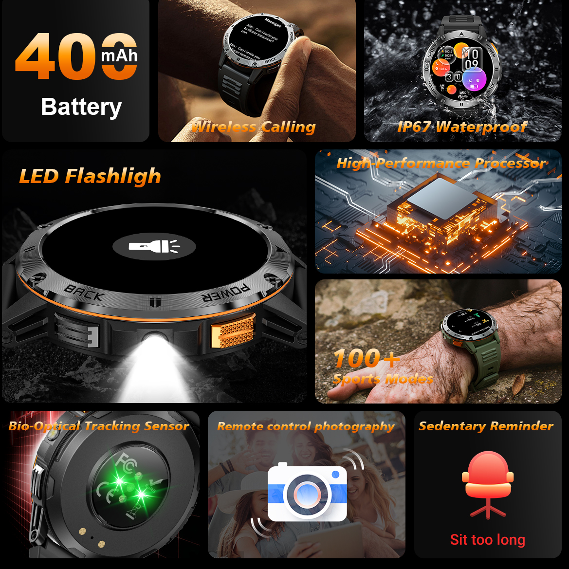 DAORKOW 2026New Smart Watch Wi - Compass Lensatic recension och pris