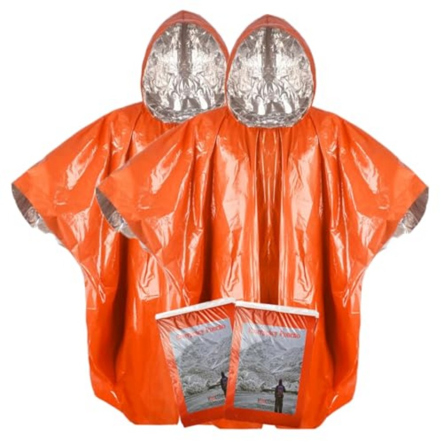 Thickened Emergency Rain Ponch - Emergency Poncho Rain recension och pris