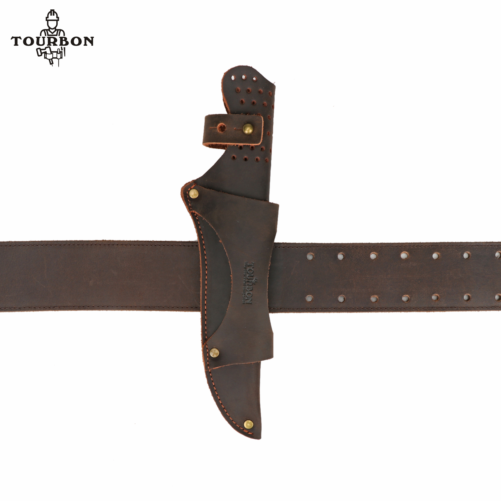 Tourbon Leather Tool Fixed Bla - Bushcraft Knife Fixed recension och pris