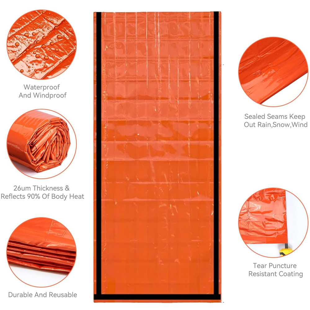 Emergency Sleeping Bag Surviva - Emergency Mylar Tent recension och pris