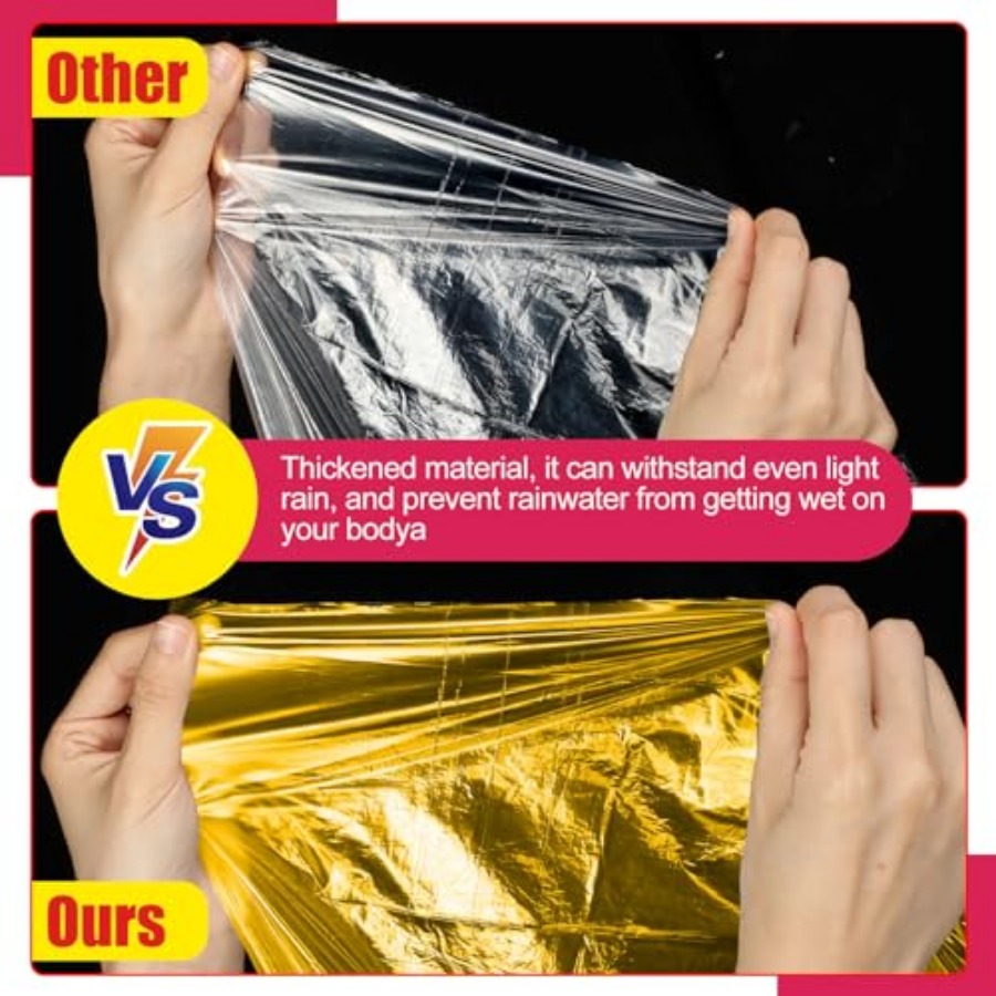 Handepo 100 Pack of Adult Rain - Emergency Poncho Rain recension och pris