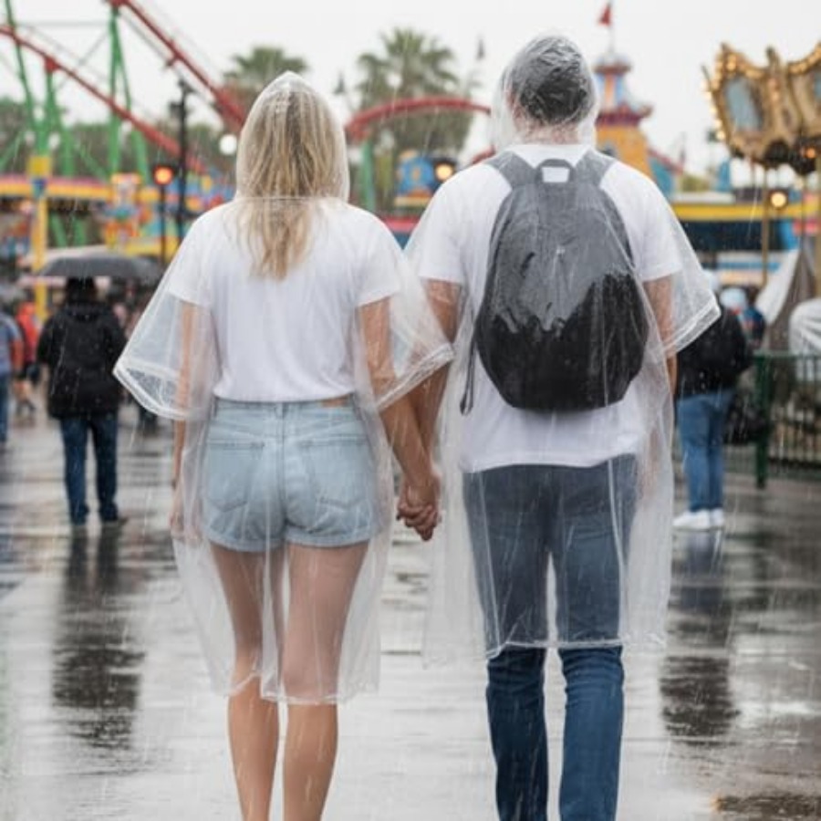 APEXUP Disposable Rain Ponchos - Emergency Poncho Rain recension och pris