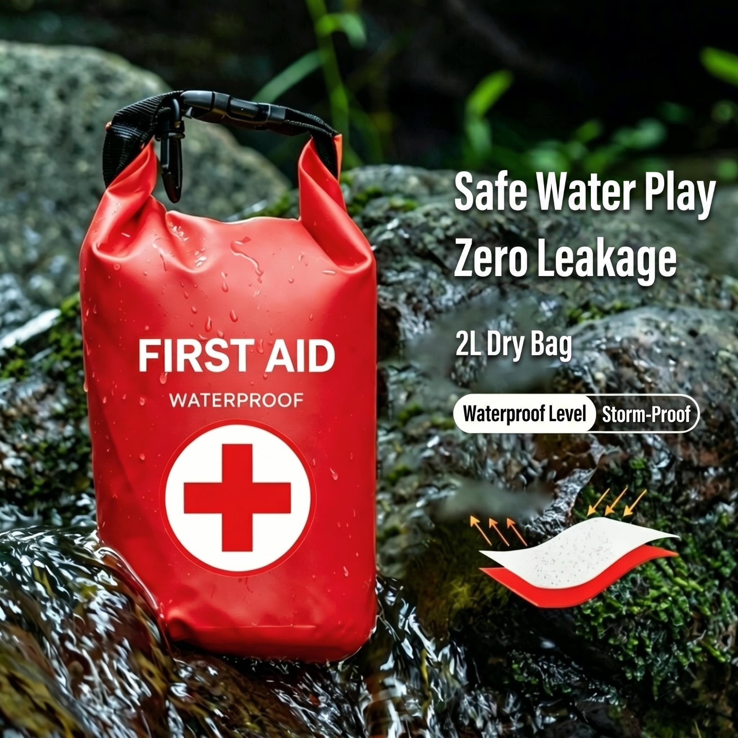 2L Waterproof First Aid Bag Ro - Bivy Bag Emergency recension och pris