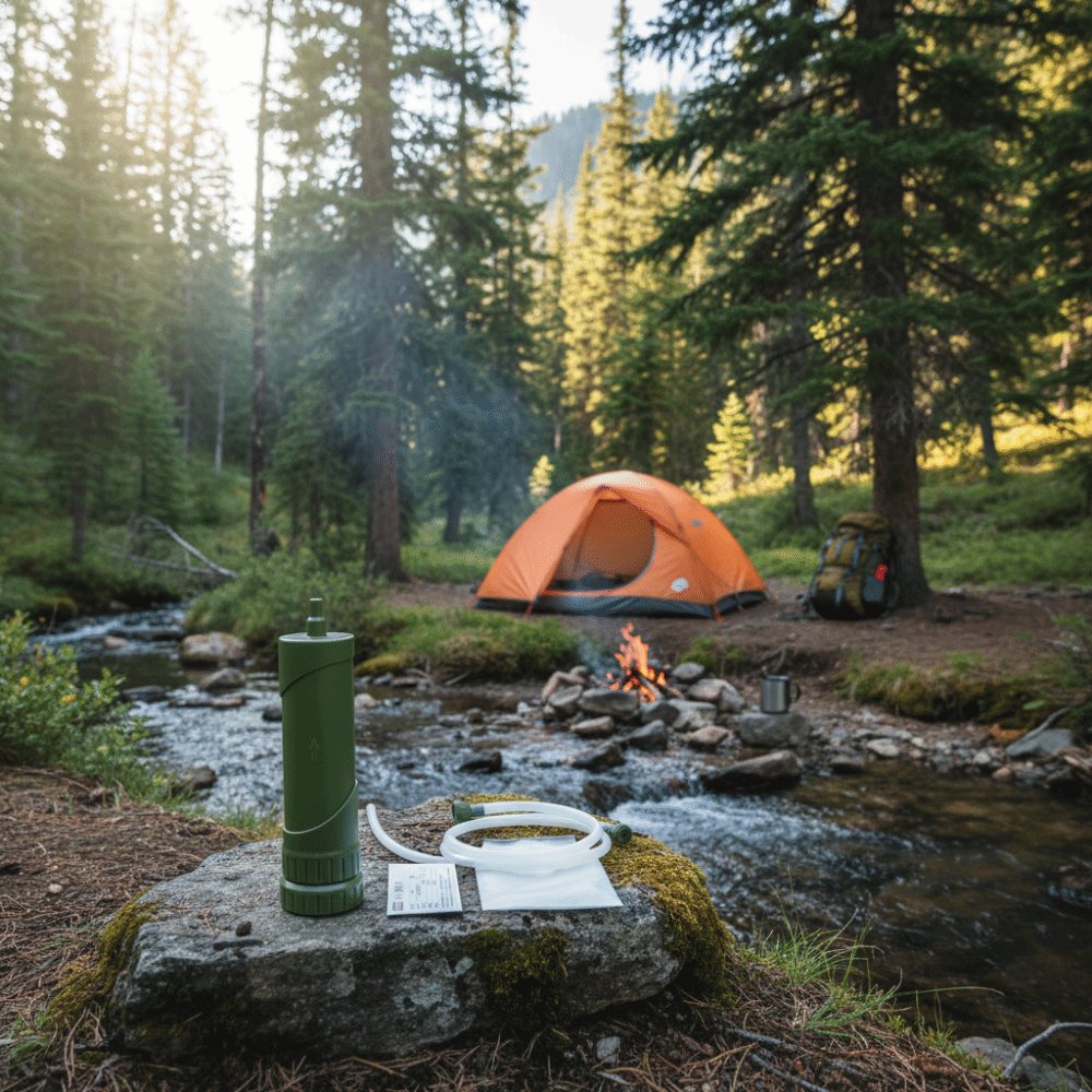 ABS Outdoor Mini Water Filter  - Water Purification Straw recension och pris