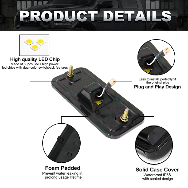 Front Amber / White Rear Red L - Signal Flare Kit recension och pris