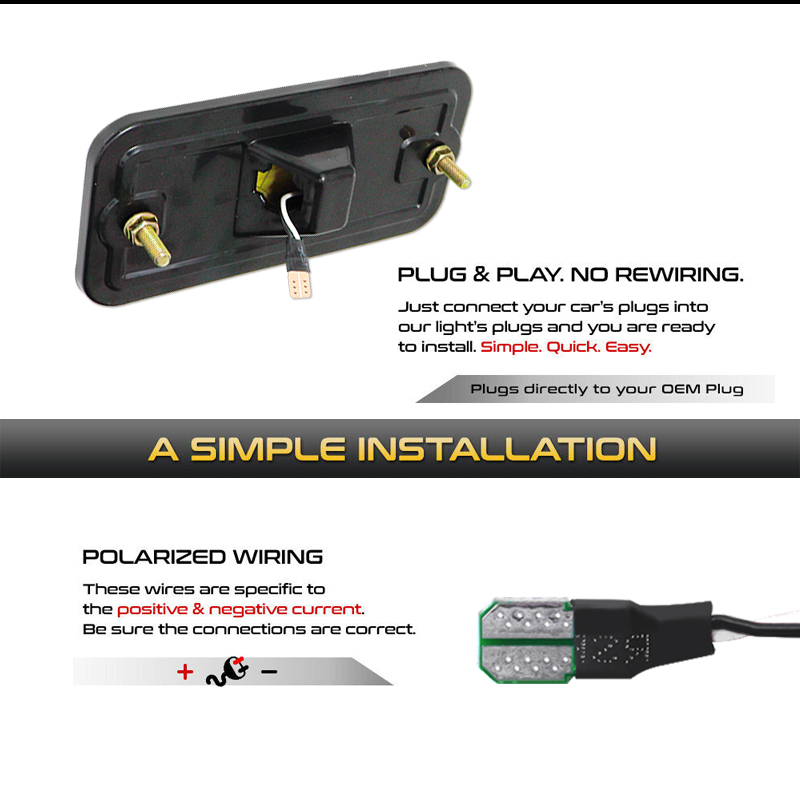 Front Amber / White Rear Red L - Signal Flare Kit recension och pris