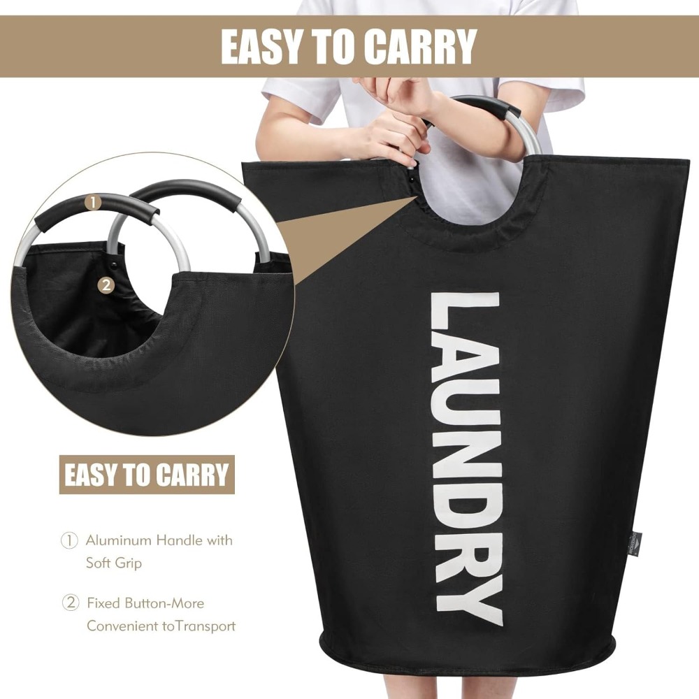 1pc Large Laundry Basket，Colla - Water Bag Collapsible recension och pris