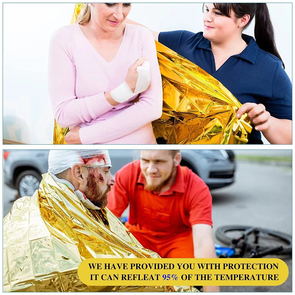 Mylar foil Emergency Survival  - Survival Blanket Reflective recension och pris