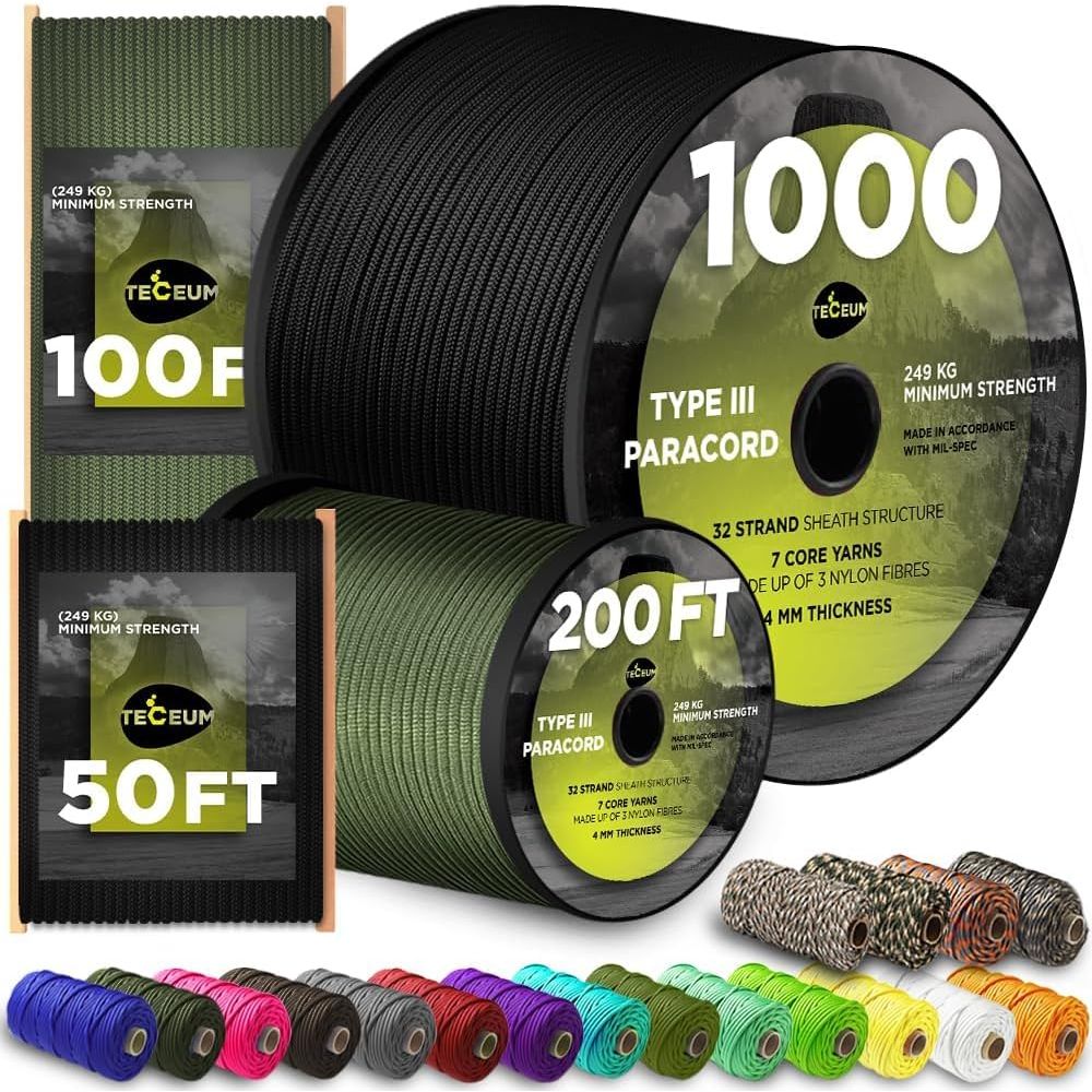 5/32 1000ft Paracord Rope - 20 - Para Cord 1000Ft recension och pris