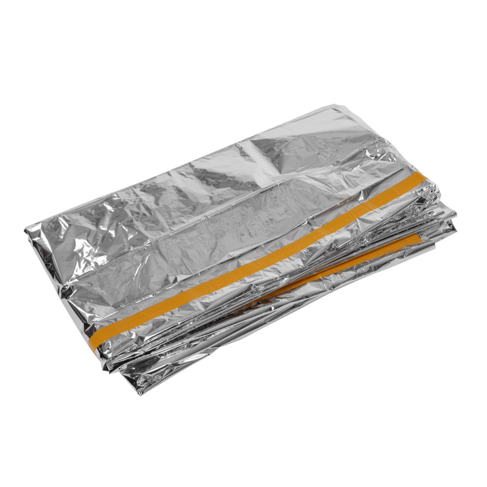 2 Pcs Durable Reflective Emerg - Survival Blanket Reflective recension och pris