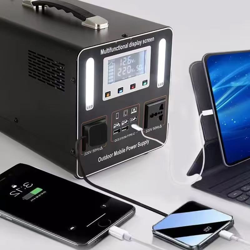 220V LiFePO4 Portable Power St - Solar Emergency Charger recension och pris