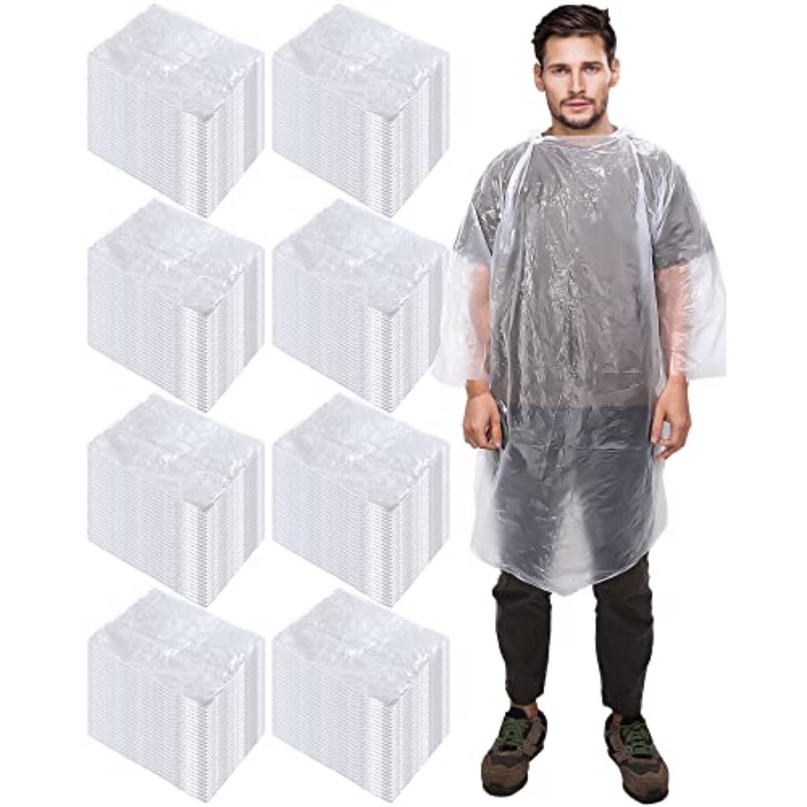 120 Pack Disposable Rain Ponch - Emergency Poncho Rain recension och pris