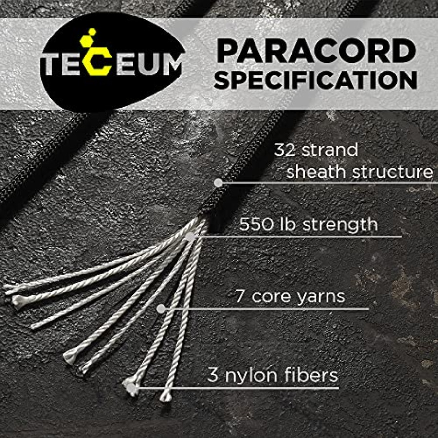 5/32 Paracord Rope 1000 1000ft - Para Cord 1000Ft recension och pris