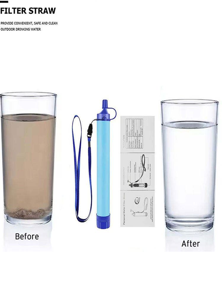 Portable Water Filter Straw, P - Water Purification Straw recension och pris