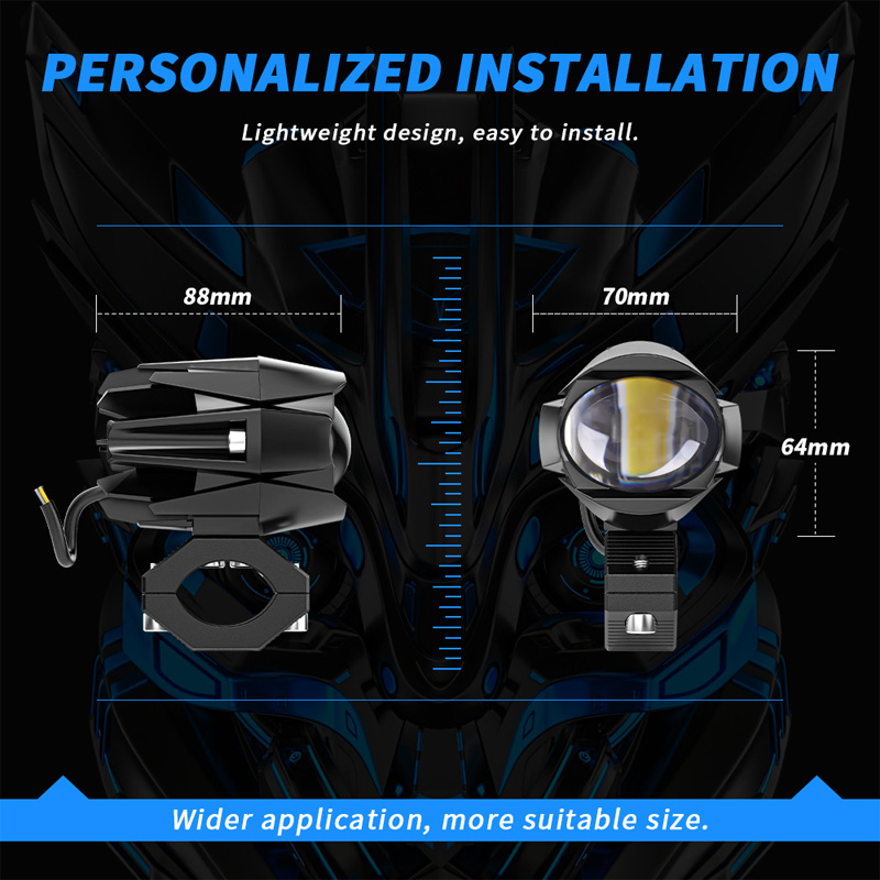 Motorcycle LED Fog Light Flash - Sos Light Strobe recension och pris