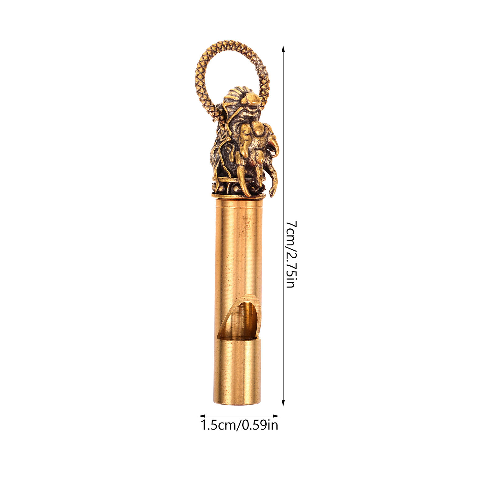 Copper Animal Head Whistle Dec - Emergency Whistle Loud recension och pris