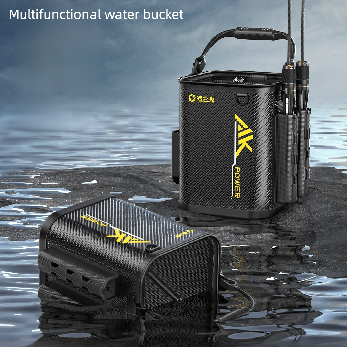 Multi-Functional Live Fish Buc - Water Bag Collapsible recension och pris