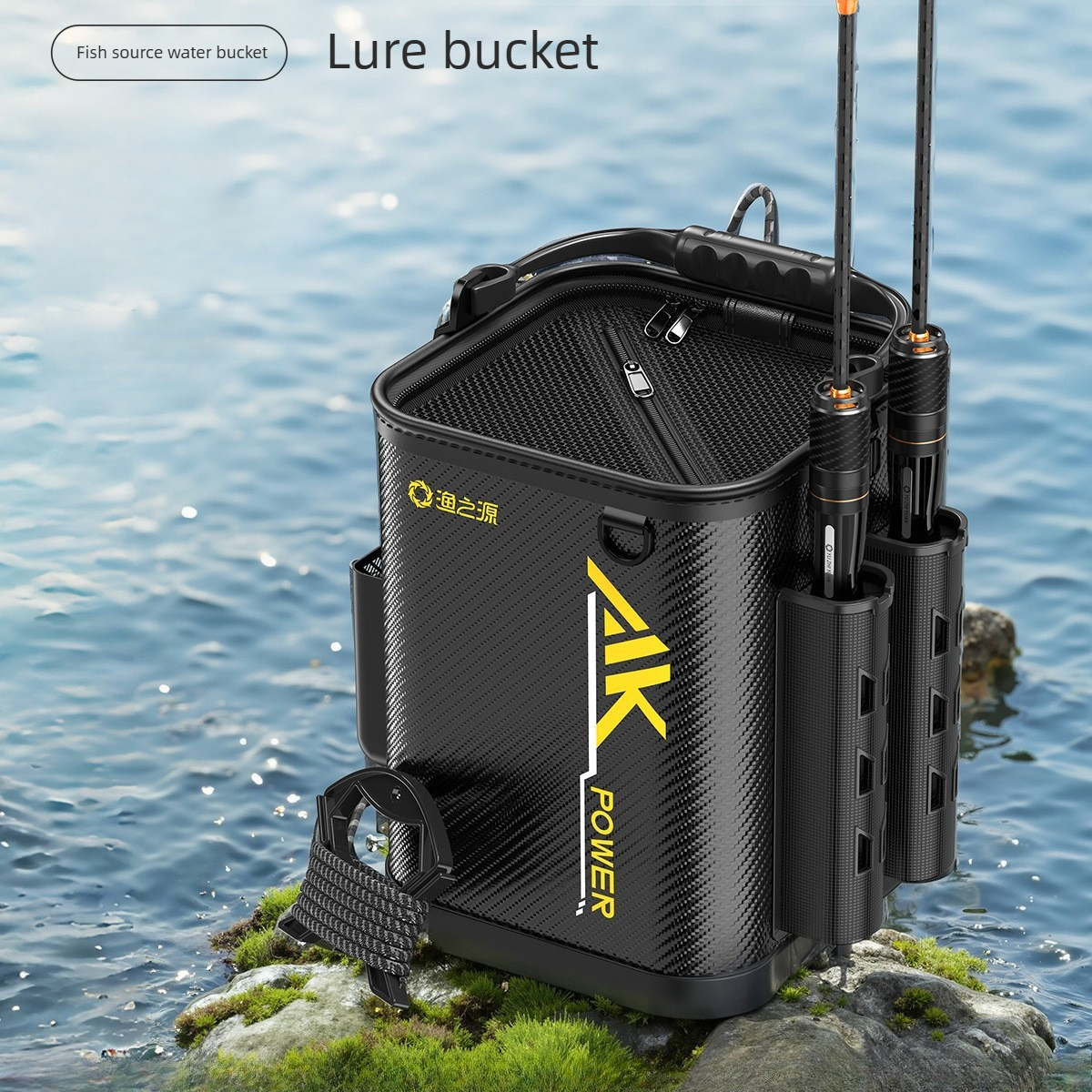 Multi-Functional Live Fish Buc - Water Bag Collapsible recension och pris