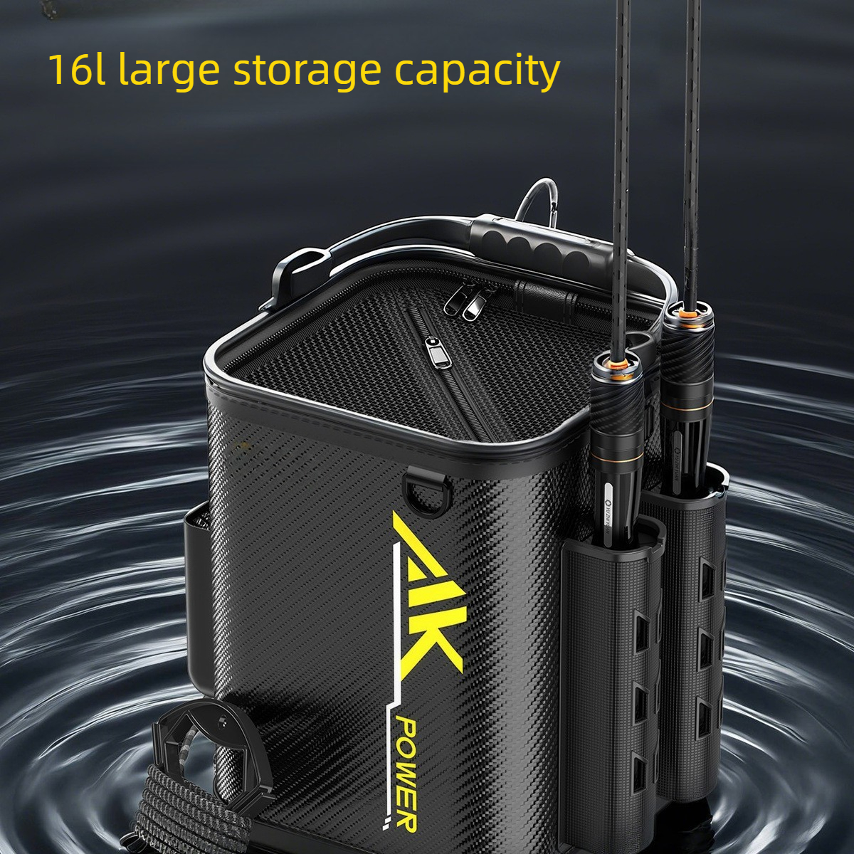 Multi-Functional Live Fish Buc - Water Bag Collapsible recension och pris