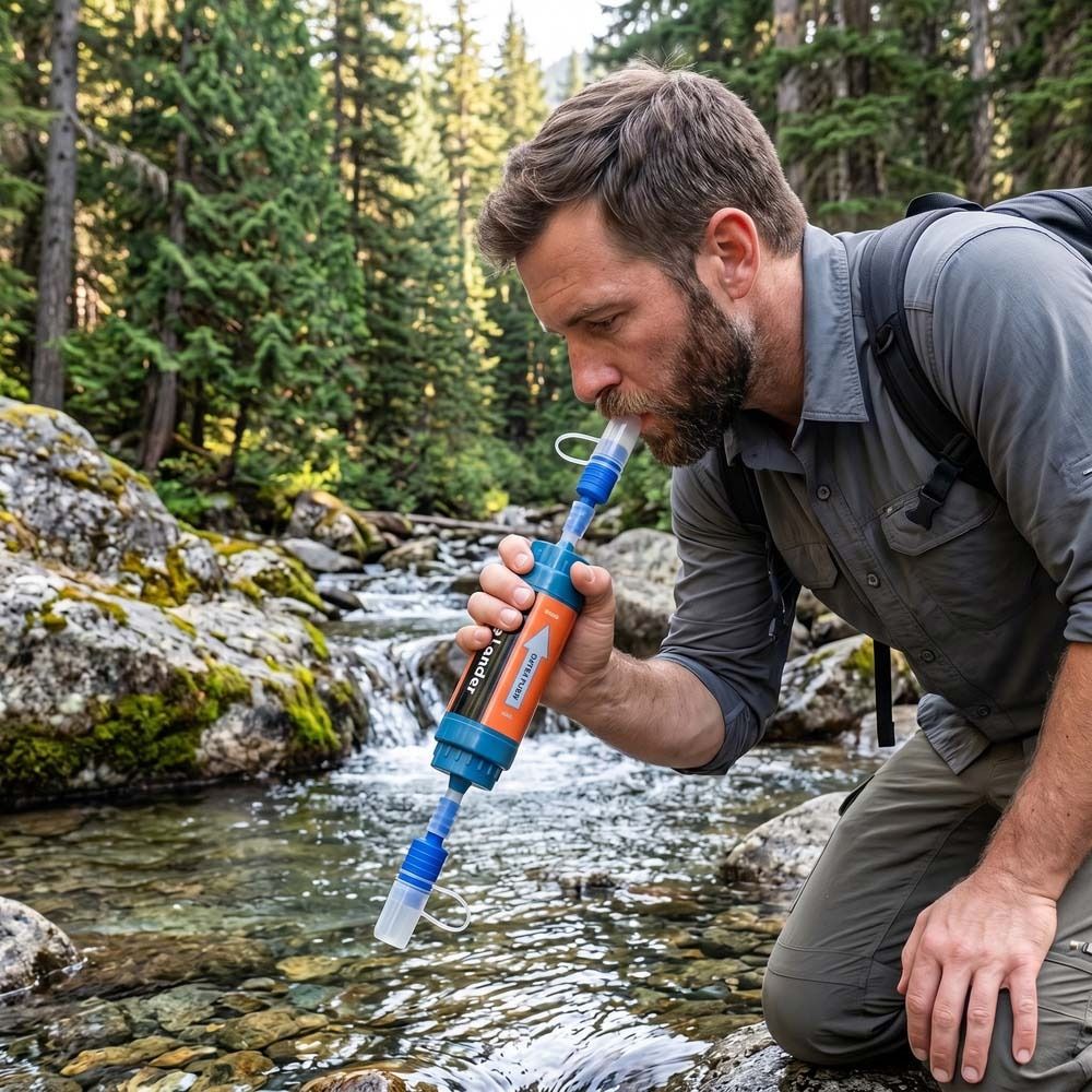 Mini Mini Water Filter Straw S - Water Purification Straw recension och pris