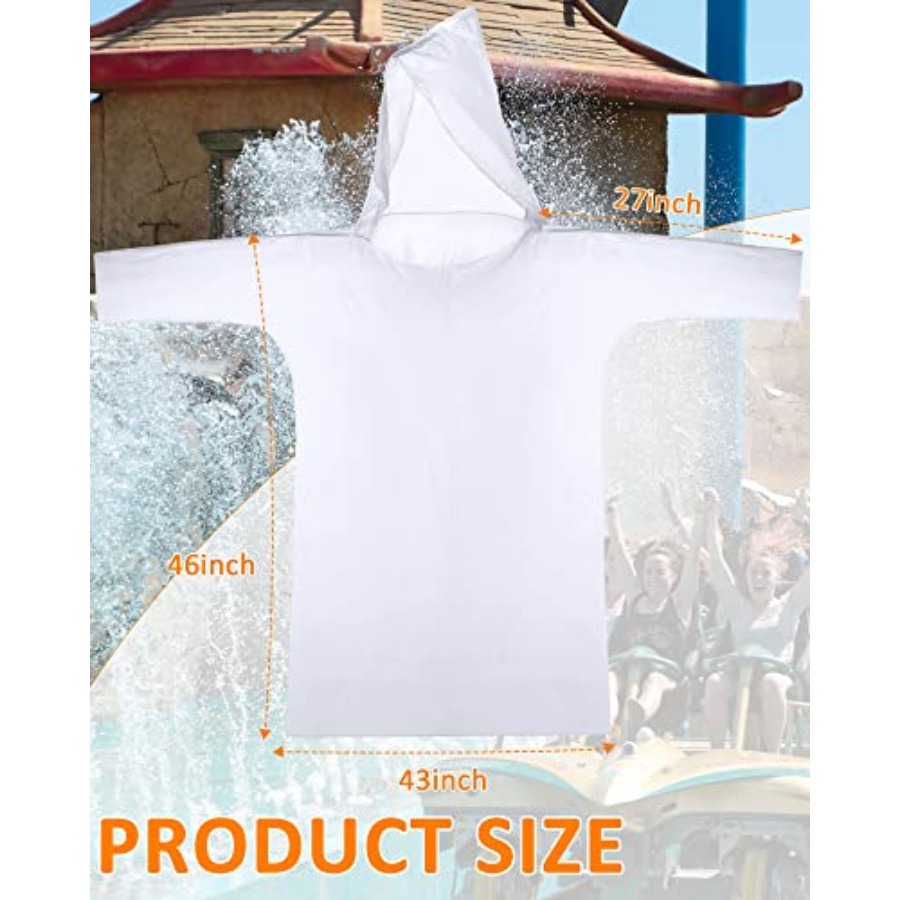 120 Pack Disposable Rain Ponch - Emergency Poncho Rain recension och pris